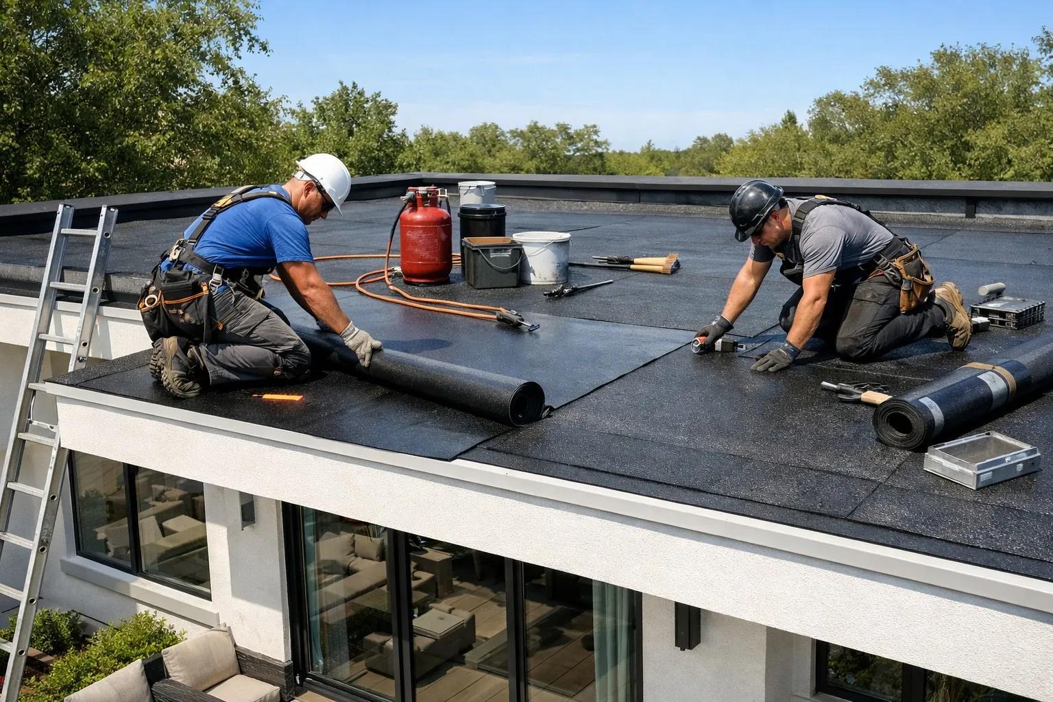 Flat Roof Installation & Repair - Roofing Professionals